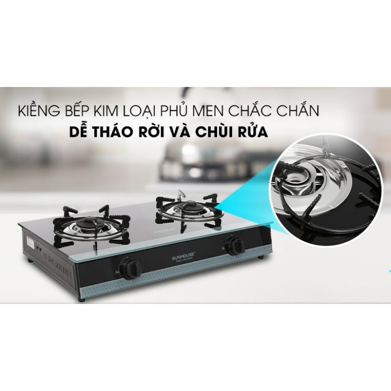 Bếp ga đôi Sunhouse SHB3326MT
