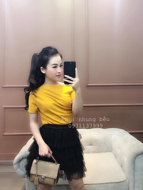 ÁO THUN NHÚM TAY CỘC MS85177 | WebRaoVat - webraovat.net.vn