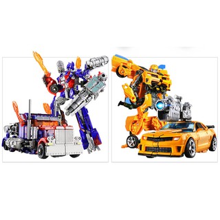 Transformers Mô Hình Robot Biến Hình Optimus Prime / Bumblebee / Grimlock / Slag
