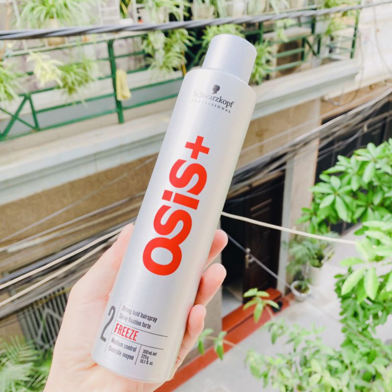 Keo xịt tóc Tạo kiểu giữ nếp cứng OSIS + FREEZE , Gôm tạo kiểu OSIS+ 2 SCHWARZKOPF PROFESSIONAL 300ml chính hãng