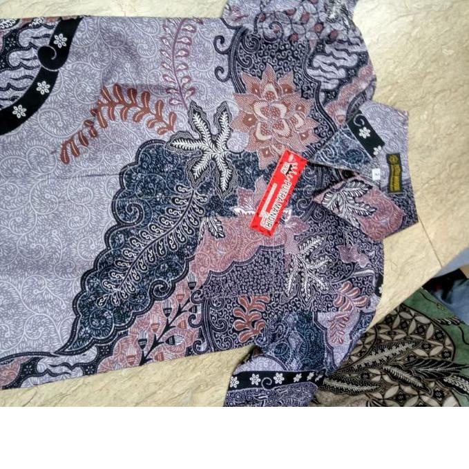 ★☆Chất Lượng Tốt✔️ Rajabatik Áo Sơ Mi BATIK Dài Tay Cao Cấp Màu Tím Hoa Cà Dành Cho Cặp Đôi