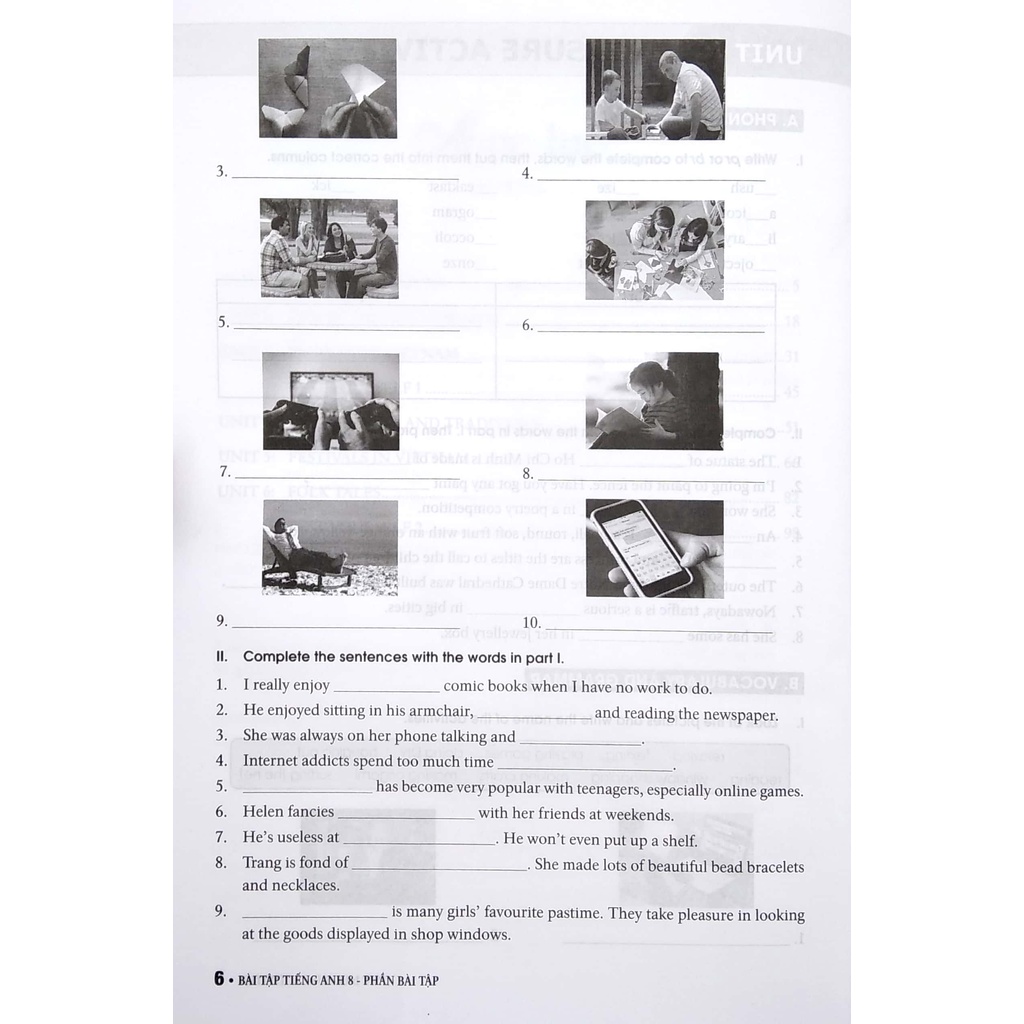 Sách - Bài Tập Tiếng Anh Lớp 8 Tâp 1  - Theo Chương Trình Mới Của Bộ GD Và Đào Tạo