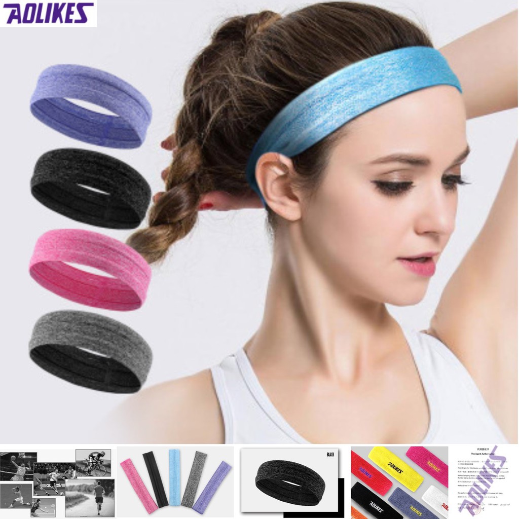 Băng trán thấm mồ hổi thể thao AOLIKES TD 2103 - 2108 (chiếc) bán sỉ chuyên gym - chính hãng