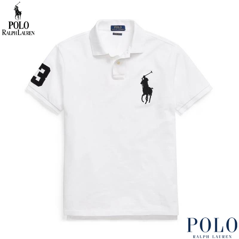 Áo Thun Polo Lưới Tay Ngắn Chính Hãng Ralph Lauren Cho Nam