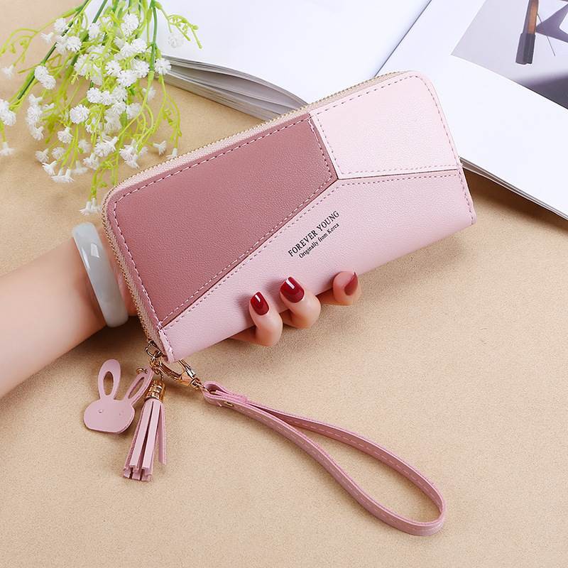 Ví nữ dáng dài cầm tay cao cấp T02 thiết kế đẹp nhiều ngăn thời trang đi làm đi chơi | BigBuy360 - bigbuy360.vn