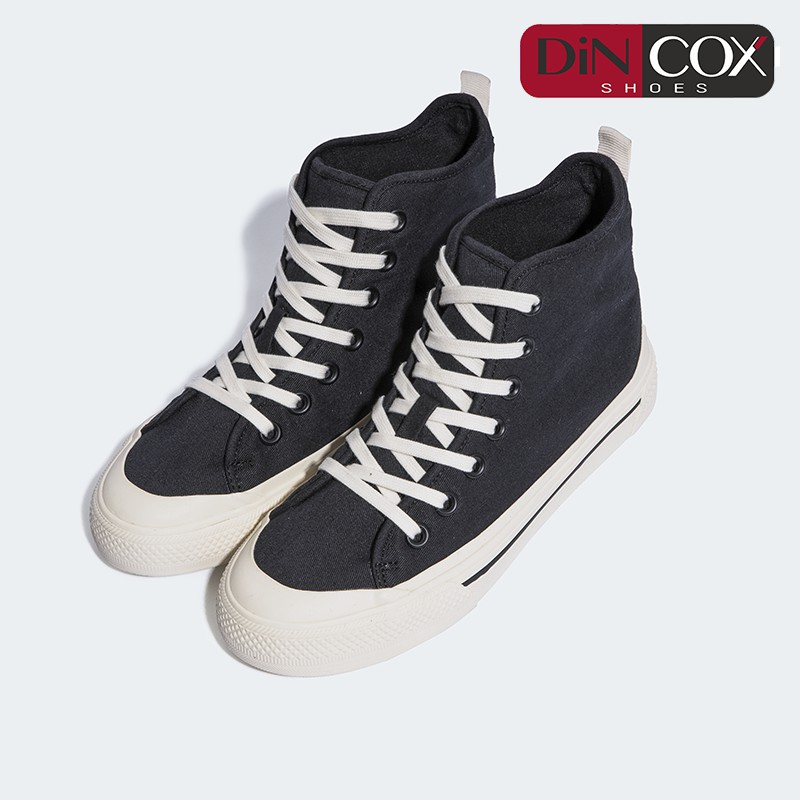 Giày Sneaker Vải Nữ DINCOX D09 Năng Động Cá Tính Black