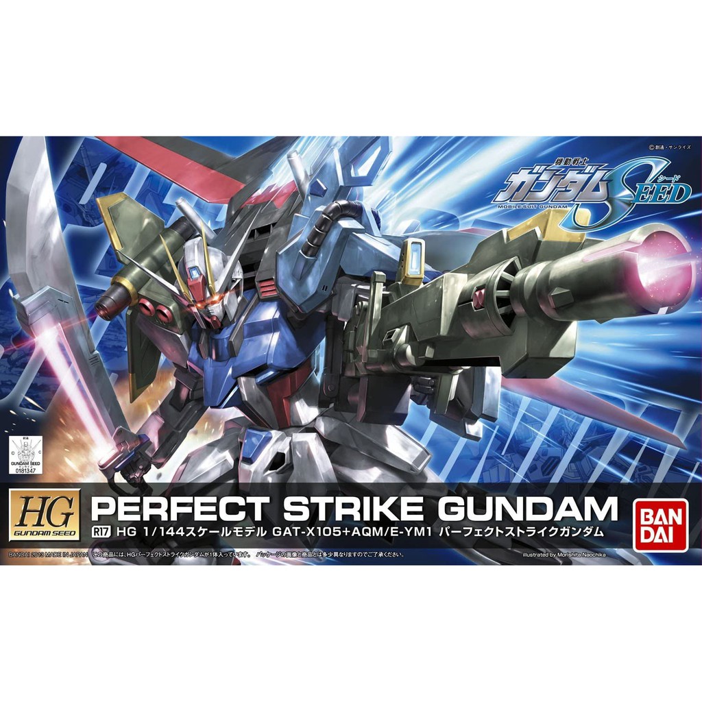 Mô Hình Gundam HG PERFECT STRIKE GAT-X105 Bandai 1/144 Hgseed Seed Đồ Chơi Lắp Ráp Anime Nhật