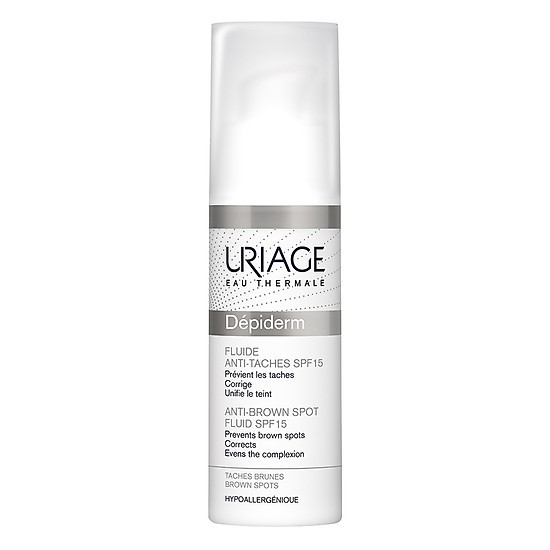 URIAGE DEPIDERM FLUIDE ANTI-TACCHES SPF 15 SỮA NGĂN NGỪA VÀ GIẢM ĐỐM NÂU 30ML