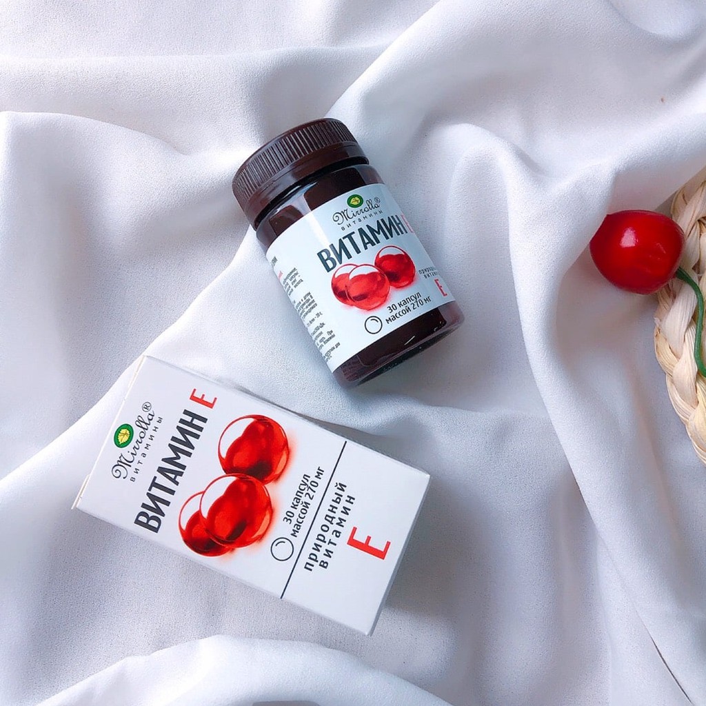 Vitamin E Đỏ 270mg - Nga | BigBuy360 - bigbuy360.vn