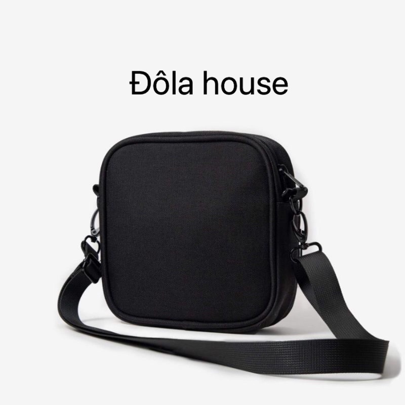 Túi đeo chéo canvas nam nữ mini chống nước, đơn giản đi chơi