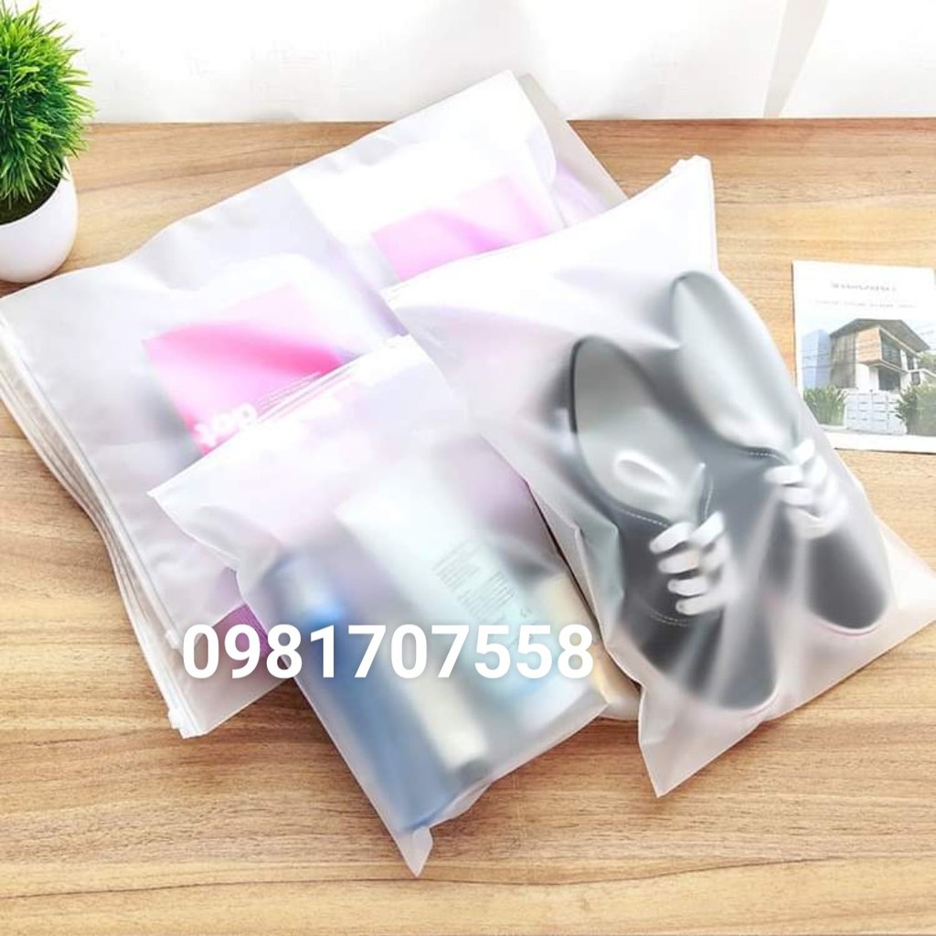 Túi zip đóng hàng [set100] túi zip đựng quần áo shop chuyên dụng size 30x40