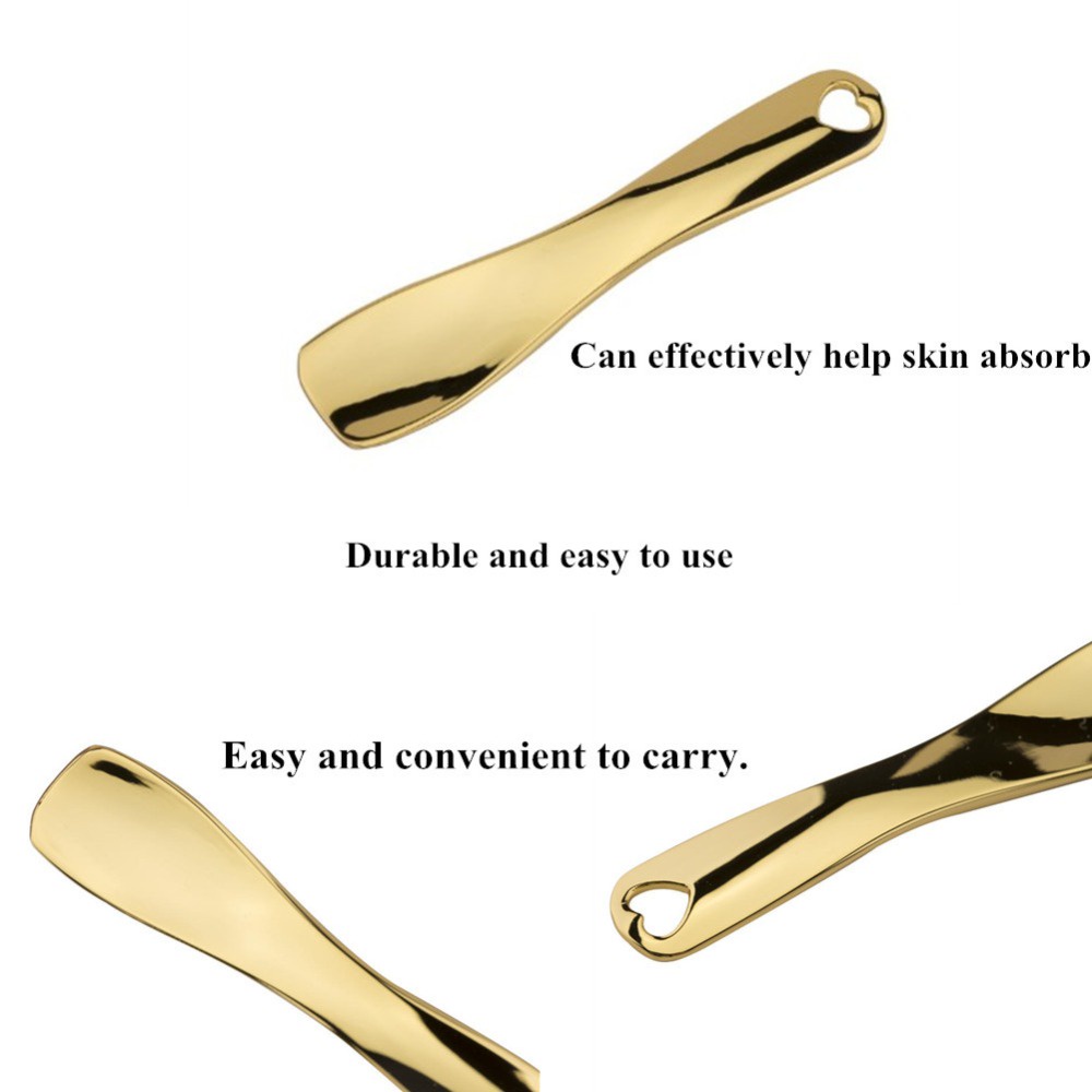 Thìa mini múc mỹ phẩm trang điểm kem dưỡng da bằng hợp kim kẽm
