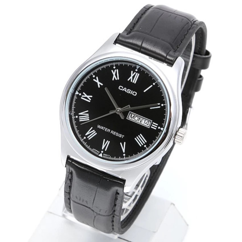 Đồng hồ nam dây da Casio chính hãng Anh Khuê MTP-V006L-1BUDF
