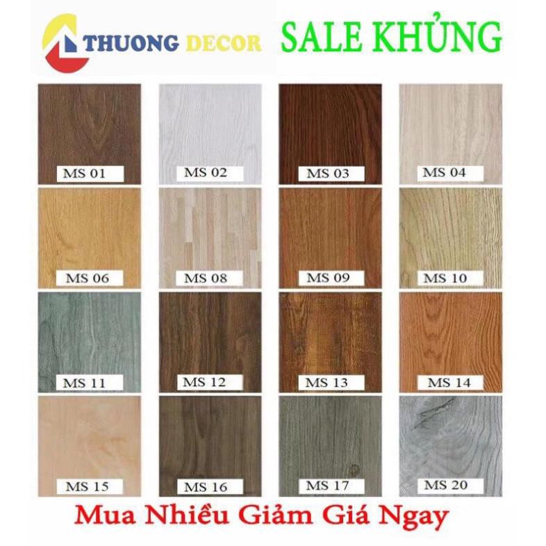 1 MÉT VUÔNG 7 TẤM - Sàn Nhựa Giả Gỗ - Tự Dán Sẵn Keo - Siêu rẻ