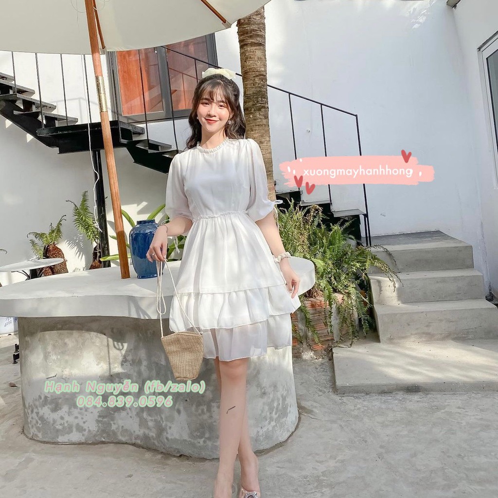 [Video+Ảnh thật] Váy thiết kế dự tiệc, dạ hội kỷ yếu prom, đầm trắng công chúa trễ vai - Xưởng May Hạnh Hồng | BigBuy360 - bigbuy360.vn