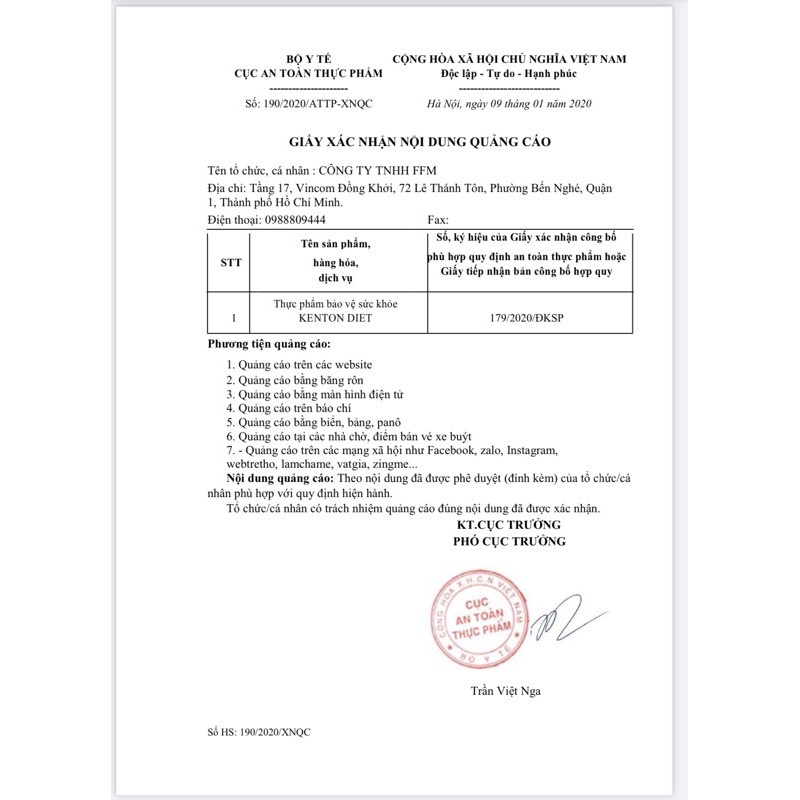 Viên Detox Kenton Diet Kokando Nhuận Tràng Nhật Bản