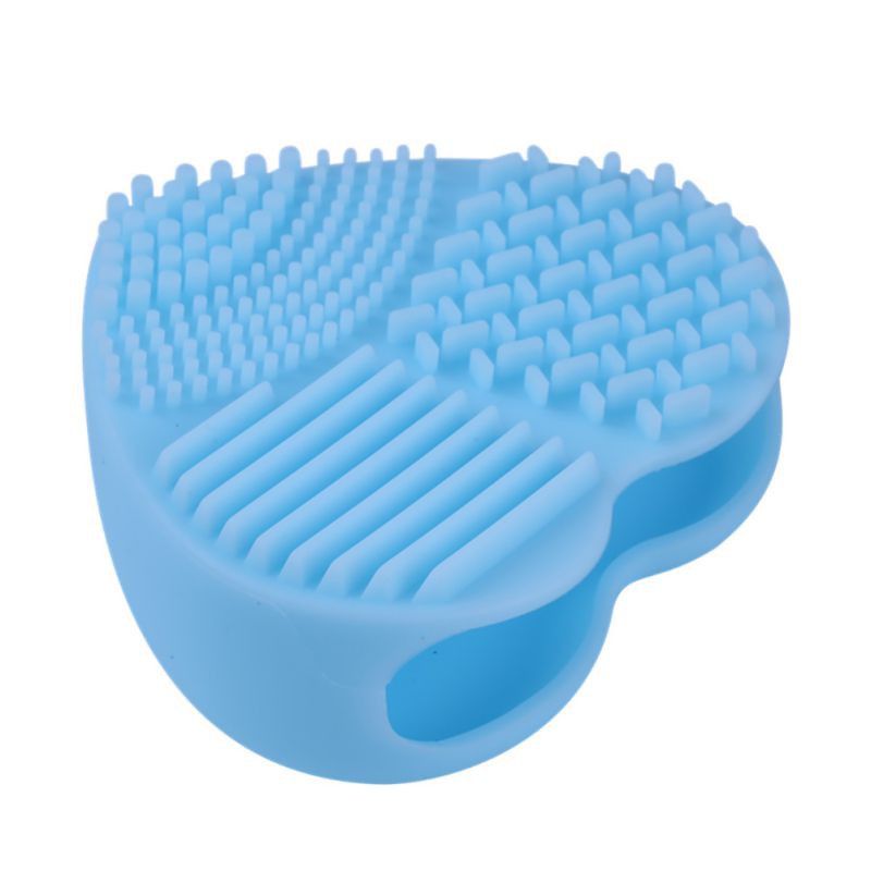 Dụng Cụ Làm Sạch Cọ Trang Điểm Hình Trái Tim