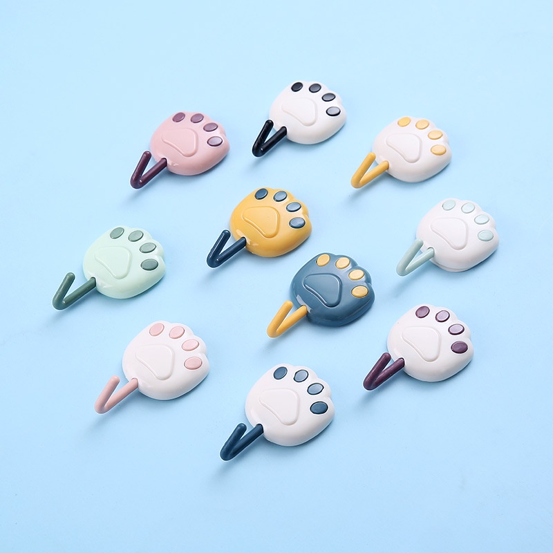 FREESHIP]8 gói Móc treo đồ dán tường họa tiết hoạt hình đáng yêu sáng tạo đa năng tiện dụng