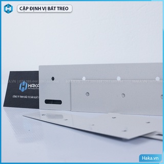 Phụ kiện treo rèm pvc ngăn lạnh, bát treo, thanh treo sắt sơn tĩnh điện, inox chính hãng HAKA