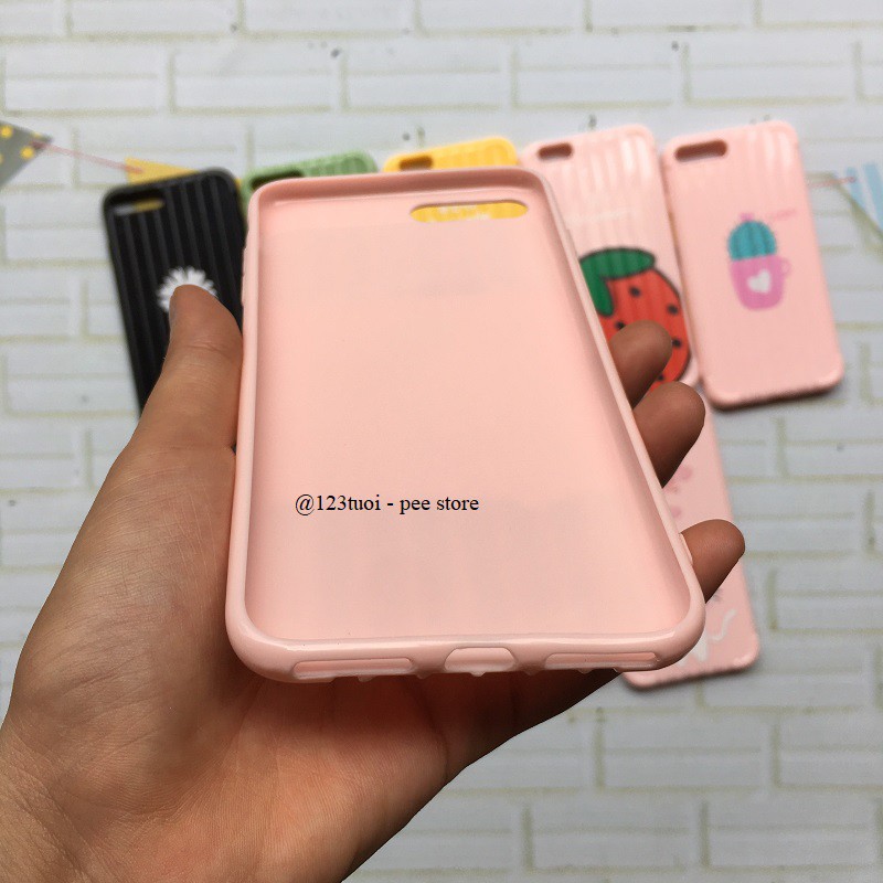 Ốp Lưng iPhone Vali Nhiều Hình Ngộ Nghĩnh - Pee Store