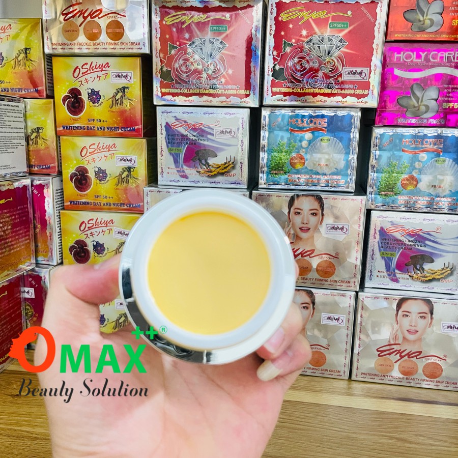 KEM OSHIYA ĐÔNG TRÙNG HẠ THẢO - COLLAGEN - LINH CHI 20G ( XOÁ VÀ NGĂN NGỪA NÁM  - TÀN NHANG - ĐỒI MỒI )