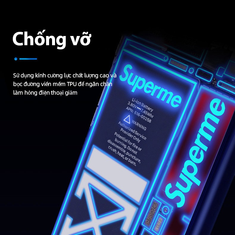 Ốp điện thoại màu đèn LED cho iPhoneX iPhoneXR iPhone11 iPhone11PRO iPhone11PROMAX