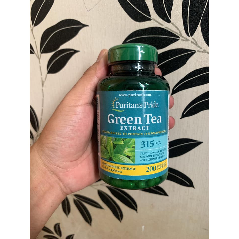 TRÀ GIẢM CÂN Puritan’s Pride Green Tea Extract