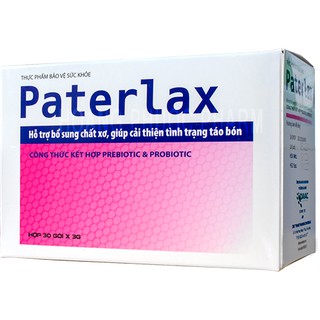 Hộp paterlax cung cấp chất xơ, cải thiện táo bón 30 gói