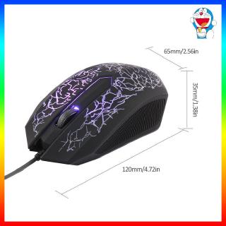 Chuột chơi game 3 nút bấm có đèn led 0716