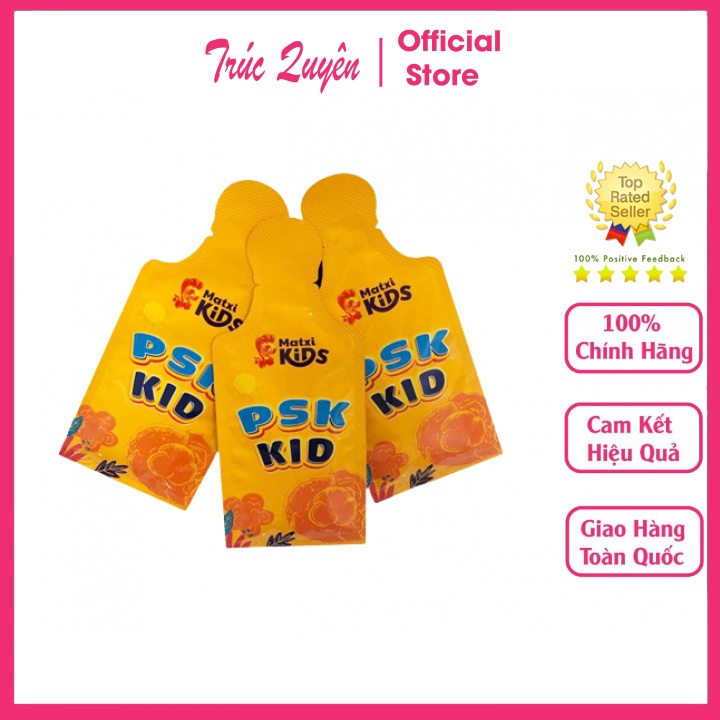 Siro Ăn Ngon PSK KID Siro Trẻ Em Giúp Phát Triển Toàn Diện Tăng Sức Đề Kháng Cho Bé Hộp 15 Gói