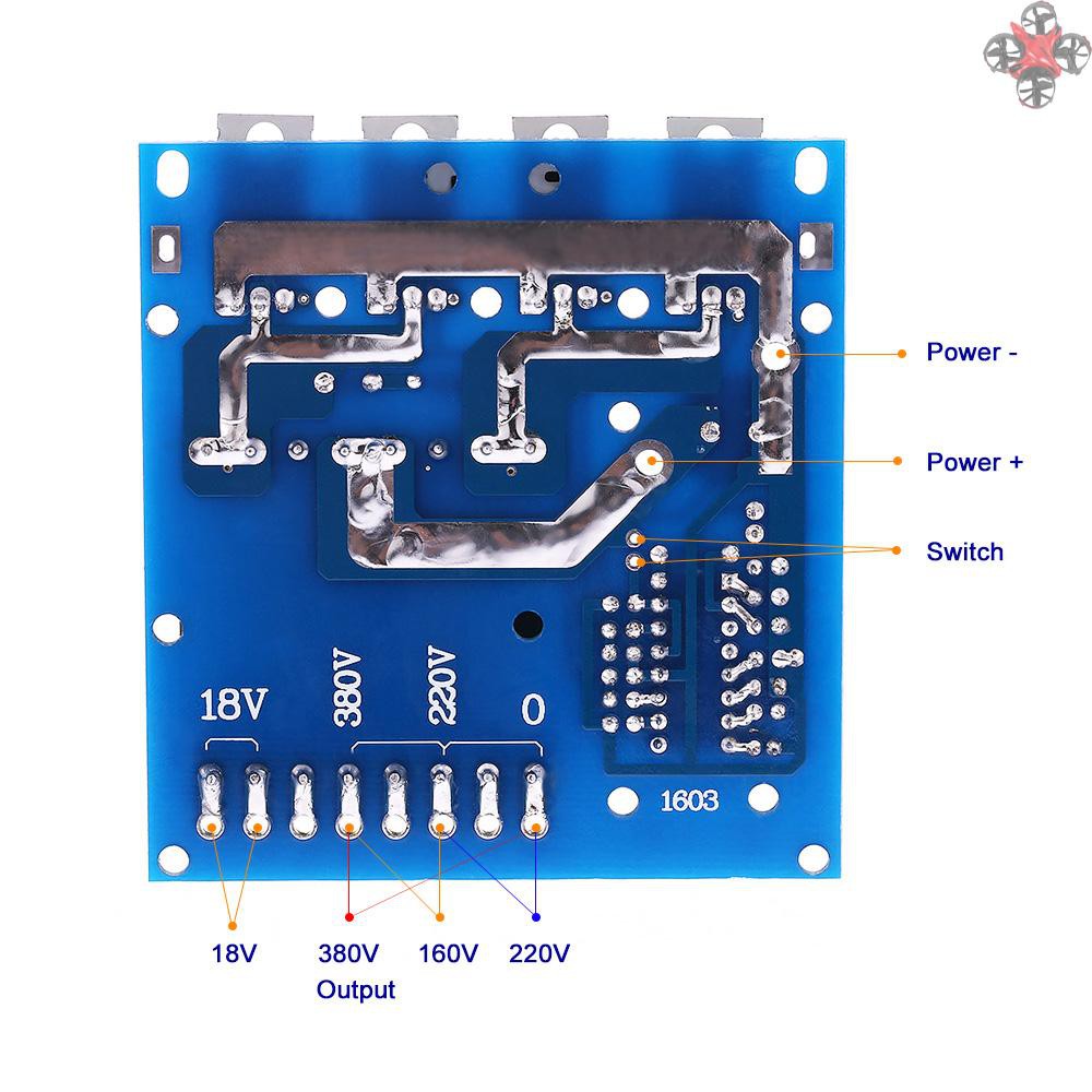 Bảng Mạch Chuyển Đổi Nguồn Điện Từ 12v Sang 220v 380v 18v Ac 500w