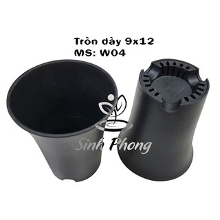 Chậu tròn dày 9x12 cao cấp