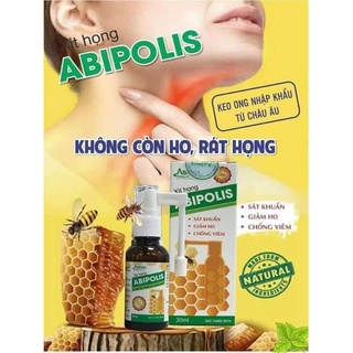 Chính hãng xịt họng keo ong abipolis 30ml