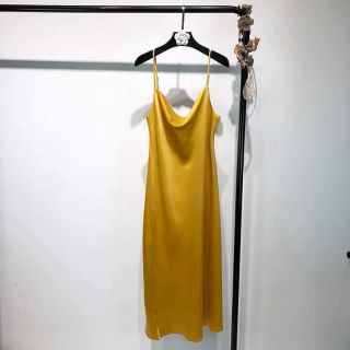 Váy lụa 2 dây (sẵn sz L sale )