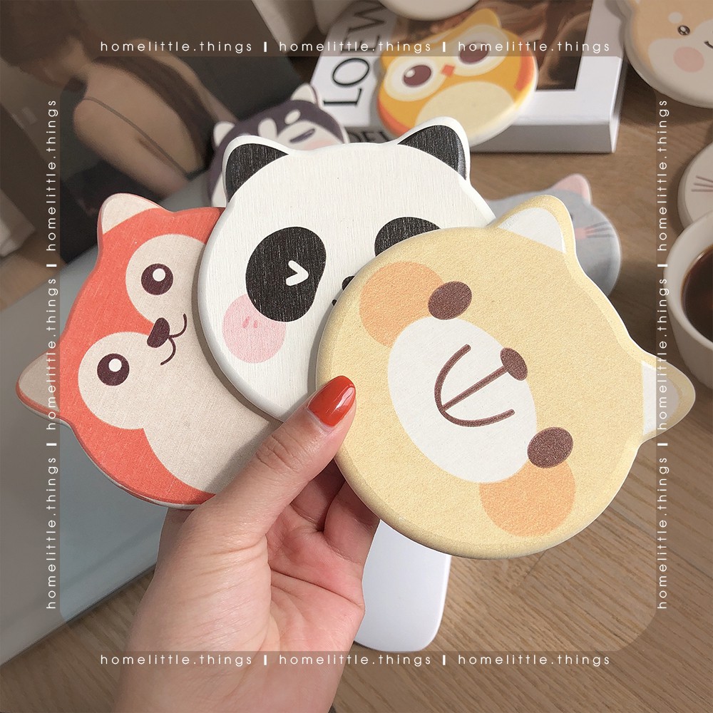 Miếng lót ly cốc bằng đá hút nước | BigBuy360 - bigbuy360.vn