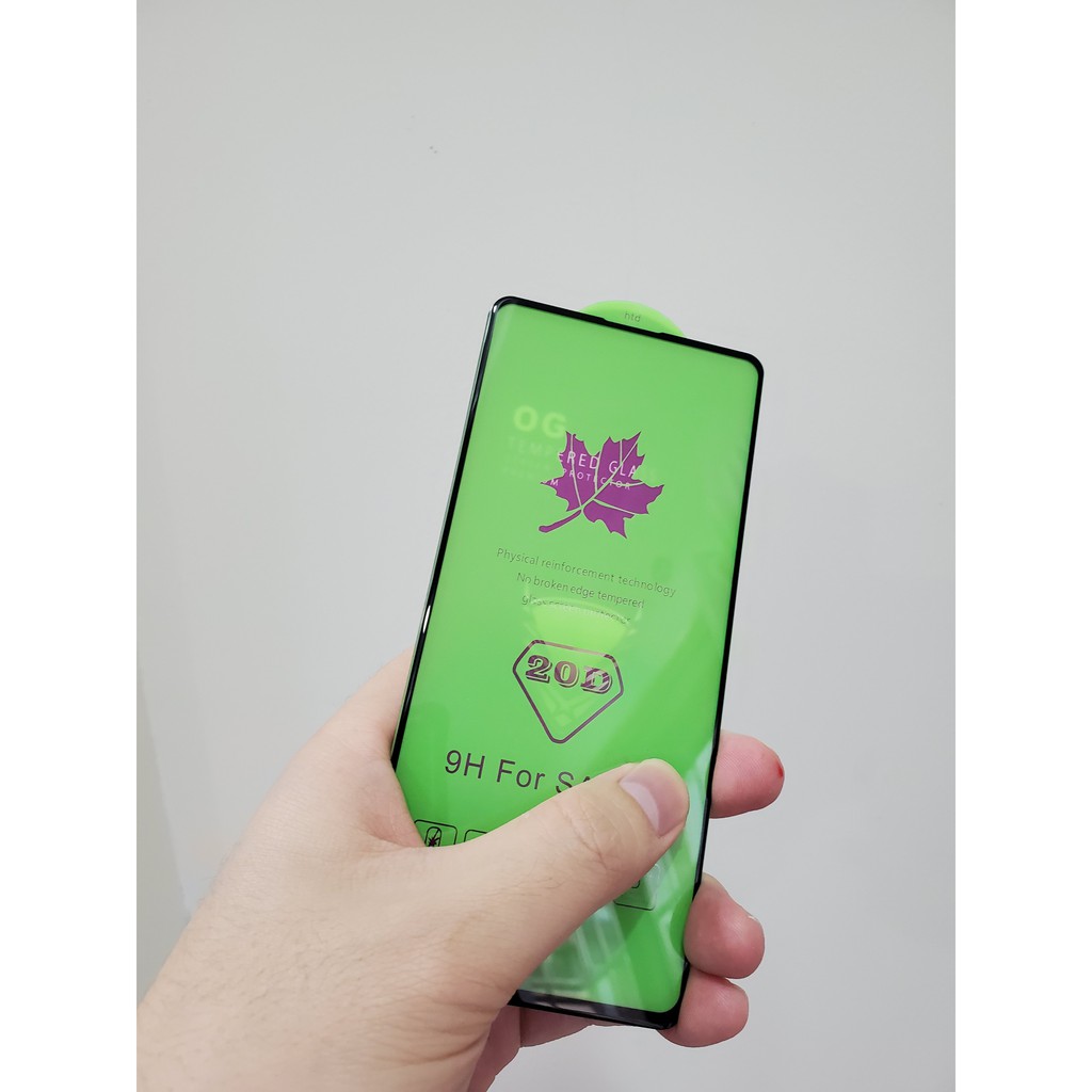 Cường lực Samsung Galaxy A80 FREESHIP Từ 50k Full màn Full keo 20D cao cấp chất đẹp 2