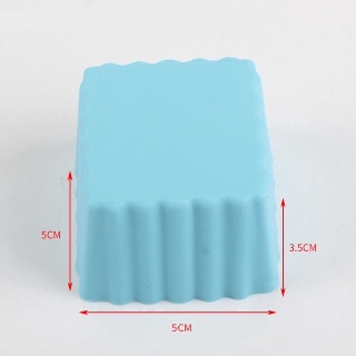 Khuôn silicon vuông 5x5x3.5cm