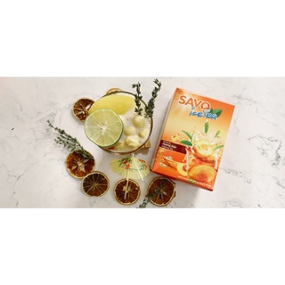 SAVO TRÀ HÒA TAN - VỊ ĐÀO (Hộp 16 gói - Túi 800gr)