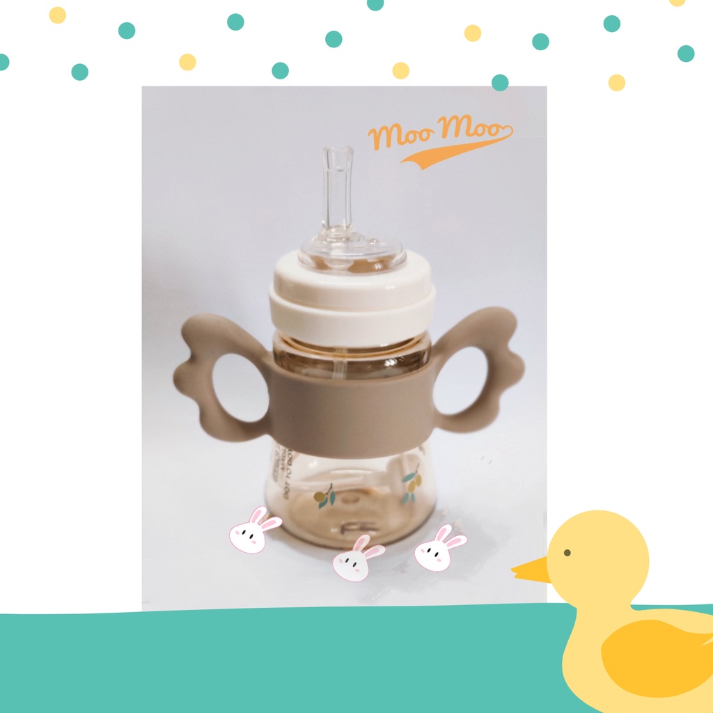 Ống tập hút thay thế núm ti bình sữa cổ rộng, cổ hẹp
