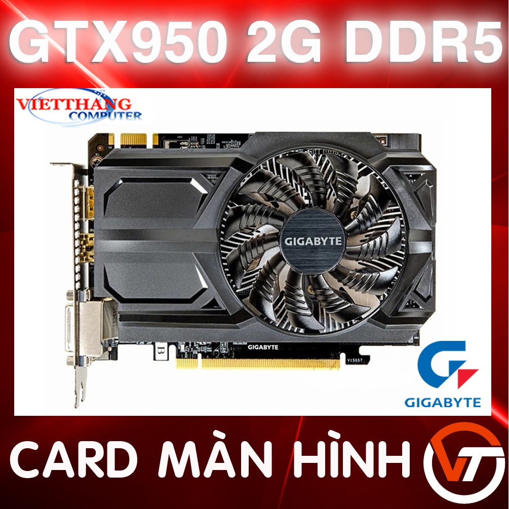 Cạc Màn Hình - VGA  Gigabyte GTX950 2G DDR5 1 Fan Chính Hãng ( 2nd ) | WebRaoVat - webraovat.net.vn