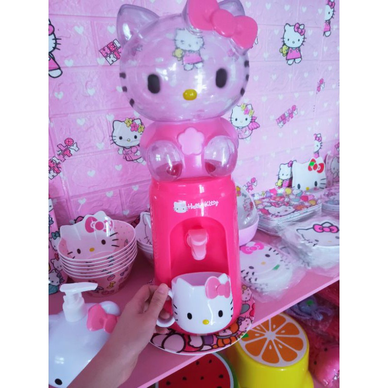 Ly đầu mèo hello kitty