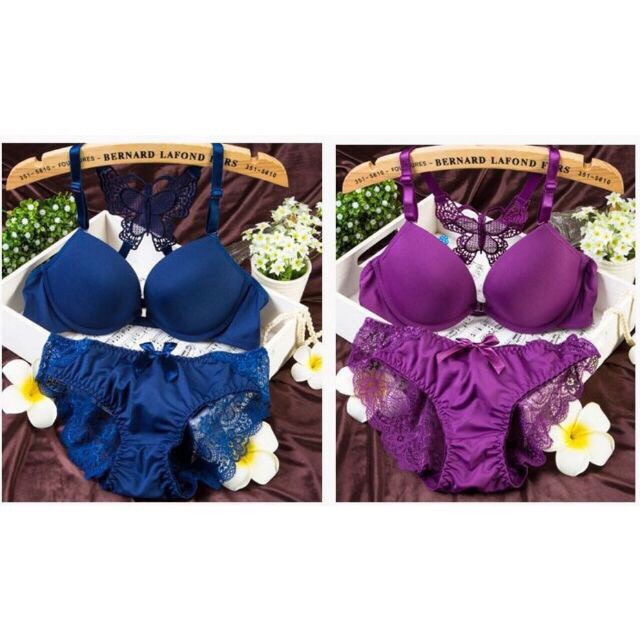 Bộ Đồ Lót Sexy Hình Cánh bướm Cài Ngực Trước | BigBuy360 - bigbuy360.vn