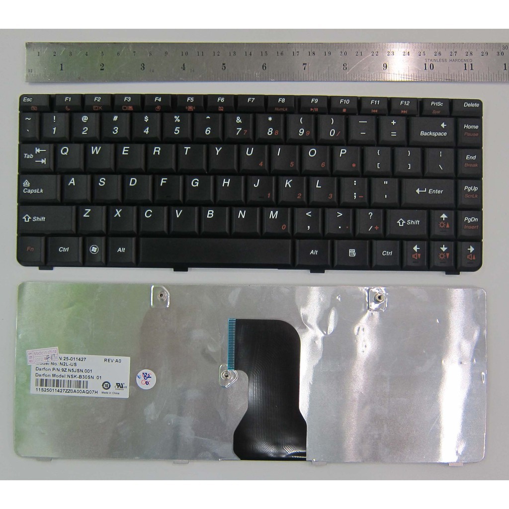 (KEYBOARD) BÀN PHÍM LAPTOP LENOVO G460 (US) dùng cho Ideapad G460 G465 G465A G460AL