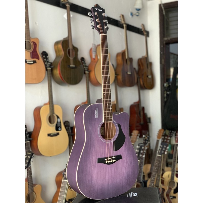 Guitar ROSEN G11CS màu tím