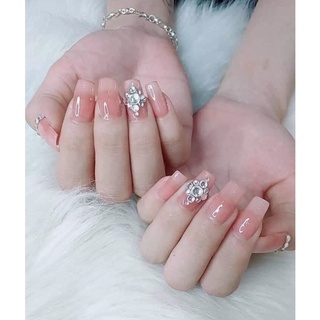 Móng tay giả, bộ 24 móng giả kèm keo