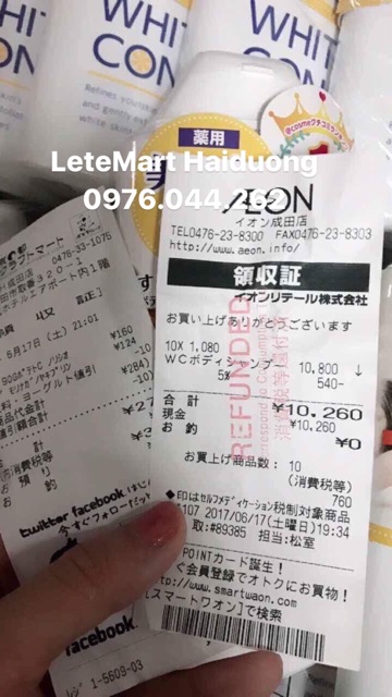 Sữa tắm trắng da white conc | BigBuy360 - bigbuy360.vn