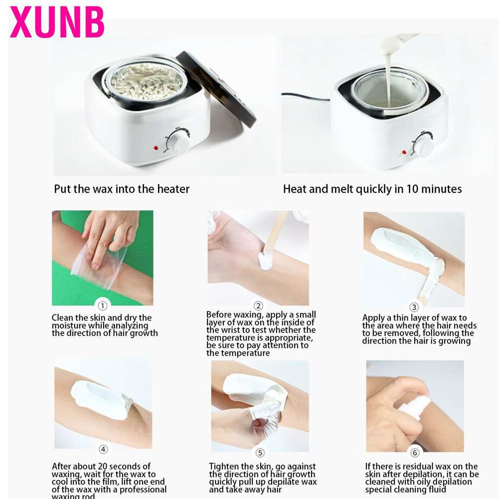 [Hàng mới về] Hộp 100g Hạt Đậu Sáp Cứng Trong Suốt Tẩy Lông Tiện Dụng | BigBuy360 - bigbuy360.vn