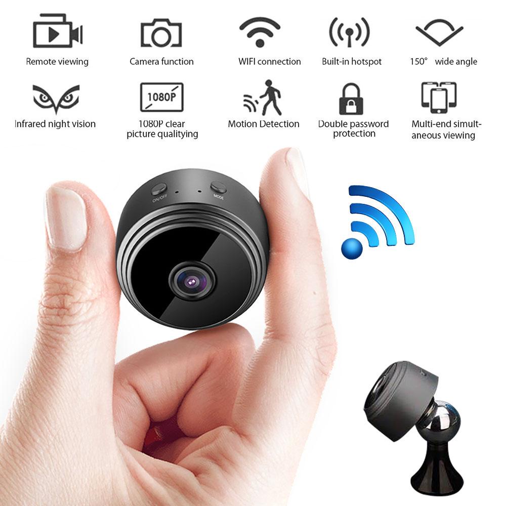 Camera Gián Điệp Không Dây Full Hd 1080p A9 Wifi Ip