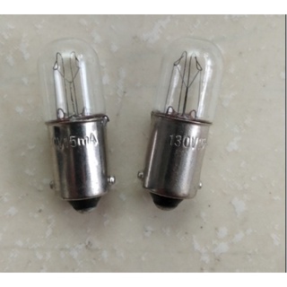 Bóng đèn sợi đốt đuôi gài 9mm ba9s 130v 2.6w