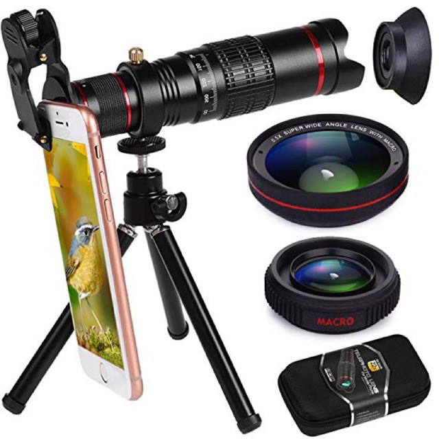 ❁Ống kính lens tele zoom 22x cho điện thoại smartphone